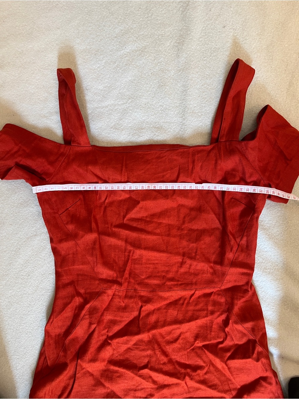 A.L.C. Rust Cold-Shoulder High-Low Dress - Picture 6 of 12